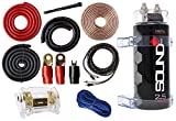 SoundBox 0 Gauge Amp Kit Amplifier Install Wiring & 2.5 Farad Digital Capacitor, 5500W