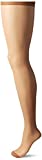 Hanes Women's Control Top Reinforced Toe Silk Reflections Panty Hose, Barely There, E/F