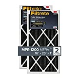 Filtrete 16x25x1, AC Furnace Air Filter, MPR 1200, Allergen Defense Odor Reduction, 2-Pack (exact dimensions 15.69 x 24.69 x 0.81)