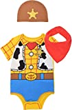 Disney Pixar Toy Story Baby Boys Woody Costume Bodysuit & Hat Set 12 Months