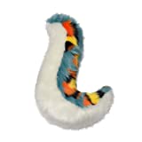 Furryvalley Fursuit Tail Fur Partial Furry Tail for Cosplay Party Costume for Kids Adults (Colorful Spottd Leopard)