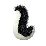 Furryvalley Fursuit Tail Fur Partial Furry Tail for Cosplay Party Costume for Kids Adults (Black)