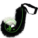 HAOAN Adults 26 Inch Wolf Tail Soft Long Fur Cat Fox Costume Tail for Halloween Fancy Party Costume