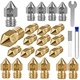 26PCS 3D Printer Nozzles Cleaning Kit,MK8 3D Printer Extruder Nozzles Compatible with Creality Ender 3 Ender 3 pro Ender 5 Ender 5 pro CR-10 and so on Band Cleaning Needles,3D Printer Nozzle Wrench