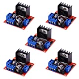 MELIFE 5Pack L298N Stepper Motor Driver Controller Board Dual H Bridge Module for Arduino Smart Car Power UNO MEGA R3 Mega2560