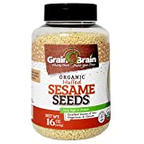 Grain Brain Organic Sesame Seeds (white, Hulled, 16 oz)
