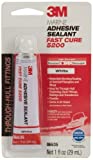 3M Marine Adhesive Sealant 5200 Fast Cure White, 06535, 1 oz tube (Pack of 1) Model: 5200FC Car/Vehicle Accessories/Parts