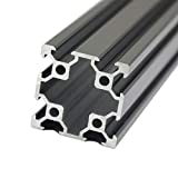 Iverntech 1PC 500mm 4040 V Type European Standard Anodized Aluminum Profile Extrusion Linear Rail for 3D Printer and CNC DIY Laser Engraving Machine