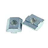 Odinest T Nuts Tee Sliding Slot Nuts 40 Series M8 Threaded Slide in Pre-Assembly for 40x40 Aluminum Extrusions Frame with Profile 4040 Sereis 8mm Slot for CNC Router Build Rail 3D Printer 12pcs