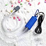 Adeeing Portable Mini USB Aquarium Fish Tank Oxygen Air Pump Mute Energy Saving Supplies Accessories, Dark Blue