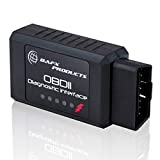 Bafx Products - For Android Only - Wireless Bluetooth Obd2 Scanner Diagnostic Code Reader & Scan Tool - Scan, Reset & Clear Car Check Engine Light