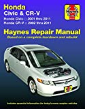 Honda Civic (2001-2011) & CR-V (2002-2011) Haynes Repair Manual (USA)