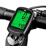Bicycle Speedometer Waterproof Wireless Cycle Bike Computer Bicycle Odometer with LCD Display & Multi-Functions