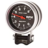 Auto Meter 3708 Sport-Comp Mini Competition Tachometer,2.625 in.