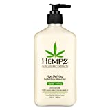 HEMPZ Body Lotion Age Defying - Vanilla & Musk Daily Moisturizing Cream, Shea Butter Body Moisturizer - Skin Care Products, Hemp Seed Oil - Large