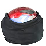 18.5" x 16.5" Storage Bag for Helmet Welding Mask Hood Carrying Case for Motorcycle Accessories Riding Bicycle Sports Universal Tool Multi-purpose Locking Drawstring Bags 47 x 42 cm Black