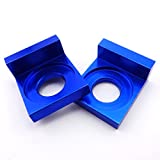 XLJOY Blue 15mm Chain Adjusters Axle Blocks Tensioner for Chinese Pit Dirt Bike Motocross
