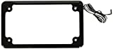 Custom Dynamics LPF-HRZ-B-LP License Plate Frame (Flat-Style Black )