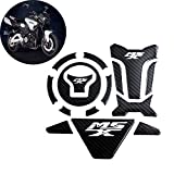 Real Carbon Fiber Motorcycle Tank Pad Gas Oil Fuel Tank Pad Protector Decal Tank Stickers For Honda GROM MSX 125