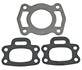 (Compatible With Sea-Doo) Set of 3 Premium Venom Brand 717/720 Exhaust Manifold Gasket Fits MANY 1994-2004 GS GSI GTI GTS GTX HX SP SPI SPX XP Speedster Sportster (See FIT chart in Description)