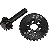 Hot Racing SCXT9278 HD Steel Bevel Gear Set - 27t/8t 0.9 Module 3.375 Ratio