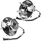 Detroit Axle - Front Wheel Hub & Bearing Assembly Replacement for Town & Country Dodge Grand Caravan VW Routan Ram C/V - 2pc set