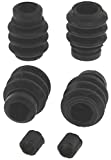 ACDelco Professional 18K1929 Front Disc Brake Caliper Rubber Bushing Kit with Seals , Black