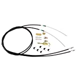 Universal Adjustable Emergency Brake Cable Kit, Cut-to-Length