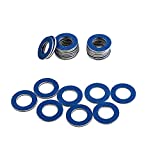 (24Pcs) Oil Drain Plug Gaskets Replacement for Toyota Lexus Scion Crush Washer Seals Replaces# 9043012031 Aluminum