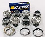 Sealed Power Speed Pro Hyper Pistons and MOLY Rings compatible with SBC 350 SB 5.7L 5.7 H345DCP +.030" (Bore diameter 4.030")