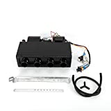 A/C Air Conditioning Evaporator Assembly Unit & Heater Kit, Underdash Heat Cooler Assembly Unit, 3 Speed 12V Electrical Thermostat 4Max Air Volume 600 CFM for Car Truck