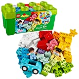 LEGO DUPLO Classic Brick Box 10913 First Set with Storage Box, Great Educational Toy for Toddlers 18 Months and up (65 Pieces)