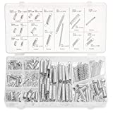 NEIKO 50456A Spring Assortment Set | 200 Piece | Compression and Extension Springs Kit | Zinc Plated Steel | Assorted Sizes for All Types of Home Repairs and DIY Projects