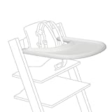 Stokke Tray, White - Designed Exclusively for Tripp Trapp Chair + Tripp Trapp Baby Set - Convenient to Use and Clean - Made with BPA-Free Plastic - Suitable for Toddlers 6-36 Months