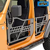 EAG Safari Tubular Door with Side View Mirror Fit for 2018-2021 Wrangler JL 4 Door Only