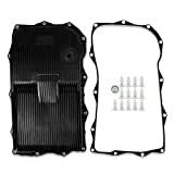 Automatic Transmission Oil Pan with Gasket and Bolts Compatible with 2013-2016 Chrysler 300 2013-2019 Ram 1500 Dodge Challenger Charger Durango Grand Cherokee,Replace# 68233701AA 68225344AA