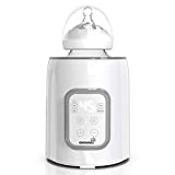 Bottle Warmer, GROWNSY 8-in-1 Fast Baby Milk Warmer with Timer for Breastmilk or Formula, Accurate Temperature Control, with Defrost, Sterili-zing, Keep, Heat Baby Food Jars Function