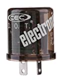 CEC Industries 12V Heavy Duty 2-Pin Electronic Flasher EF32 Relay for LED and Incandescent Bulbs