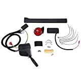 10L0L 12V Universal Deluxe Light Upgrade Kit 9-pin Plugs Upgrade Wiring Harness for Yamaha Club Car E-Z GO,Golf Cart Turn Signal Kit with Horn Brake Light Switch