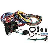 VOWAGH Universal Extra Long Wires 21 Circuit Wiring Harness Hotrod Fit for GM Chevy