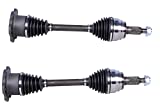 Bodeman - Pair 2 Complete Front CV Axle Half-Shaft Set for 6 LUG Models Only - for 2007 2008 2009 2010 2011 2012 2013 2014 2015-18 Chevy Silverado 1500/ GMC Sierra 1500/ Tahoe/Yukon/Escalade