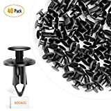 GOOACC Nylon Bumper Fastener Rivet Clips Car Door Clip Panel Audio Video Dashboard Dismantle Kits Installer Pry Tool (40PCS Fastener Rivet Clips)