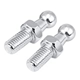 Ball Studs, 2 pcs Car Stainless Steel Ball Stud Bolt M8 for Gas Struts Ball Ended Bonnet