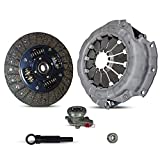 Clutch Kit With Slave Cylinder Compatible With Sx4 Base Crossover LE Sport JLX JX Sportback Sedan 2007-2010 2.0L l4 GAS DOHC Naturally Aspirated (5 Speed Transmission Only; 04-109S)