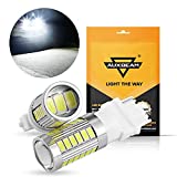 Auxbeam 3156 T25 P27W LED Light Bulbs, Extremely Bright White 6000LM LED Bulb for Brake/Reverse/Parking/Tail/Turn Signal Light Bulbs