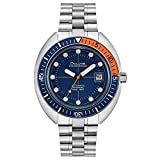 Bulova Men's Automatic Dress Watch with Stainless Steel Strap, Silver, 20 (Model: 96B321)