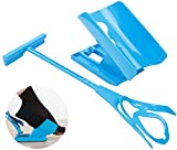 Easy On/Easy Off - Sock Helper Slider Kit Sock Aid for Putting The Socks ON and Taking Them Off Without Bending(Blue)