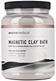 Enviromedica Magnetic Clay natural detox bath cleanse with sodium and calcium bentonite clay powder and Himalayan pink salt for detoxification of heavy metals and environmental toxins