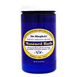 Dr. Singha's Mustard Bath Salts, Therapeutic Bath Detox, 28 Ounce - Relaxing Bath Soak for Sore Muscles, Restless Nights, Aches, Stress & Tension