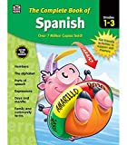 Complete Book of Spanish Workbook for Kids, Grades 1-3 Spanish Learning, Basic Spanish Vocabulary, Alphabet, Numbers, Colors, Parts of Speech, Expressions, Dates, and Songs With Spanish Learning Cards